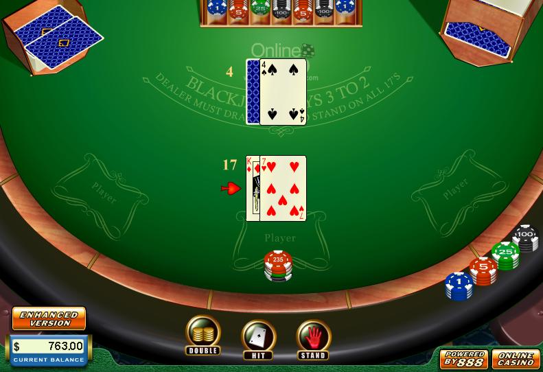 how to play blackjack online for free